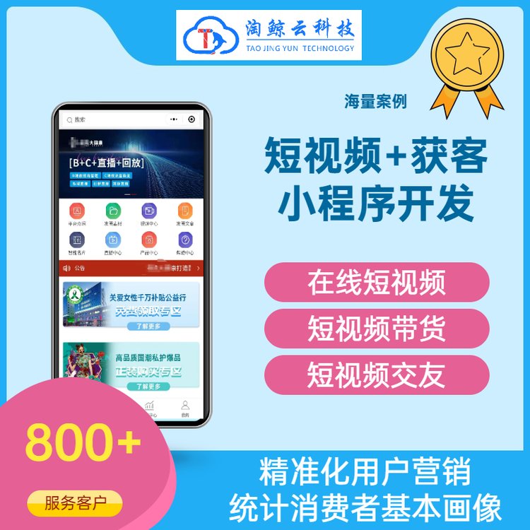 小程序賣(mài)貨商城 廣州淘鯨云